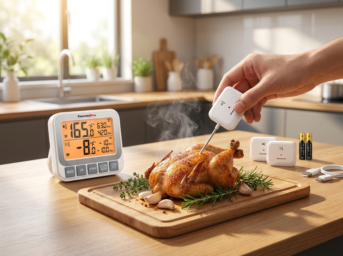 Thermopro TP210 150m Sensörlü Derin Dondurucu Buzdolabı Max/Min Sıcaklık Ölçer Termometre